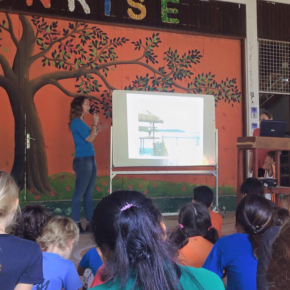 When we started an Educational Tour in Bali! To teach kids about animal welfare. We presented at Sunrise School. It's an amazing school where animal protection and recycling really matters!